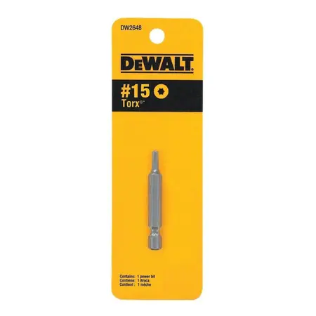  Punta Torx T15 Reforzada Dw2648 Torx (15) 50mm
