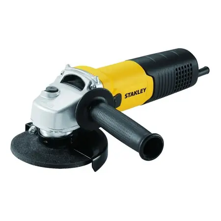 Amoladora Angular Stanley Sgs1045 De 61 hz Color Amarillo 1.05 kw 220 v + Accesorio