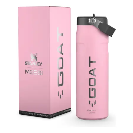 Botella Aerolight Flipstraw 710ml Edicion Messi X Stanley Pink Sa