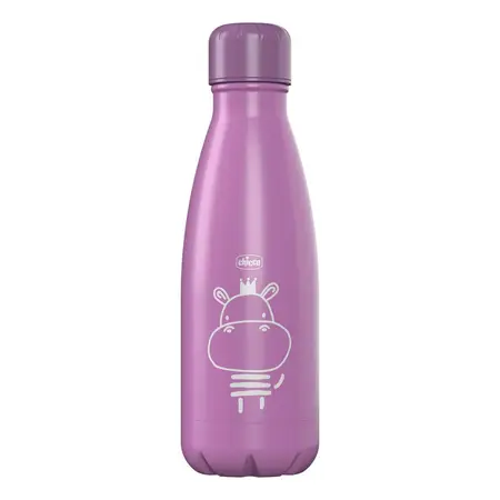 Botella Térmica Acero Para Niños Chicco 350ml Rosa