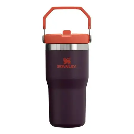 Botella Térmica Stanley Flip Straw Tumbler 591 Ml Ciruela