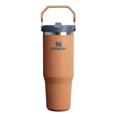 Botella Térmica Stanley Flip Straw Tumbler 887 Ml Toast Flip Straw