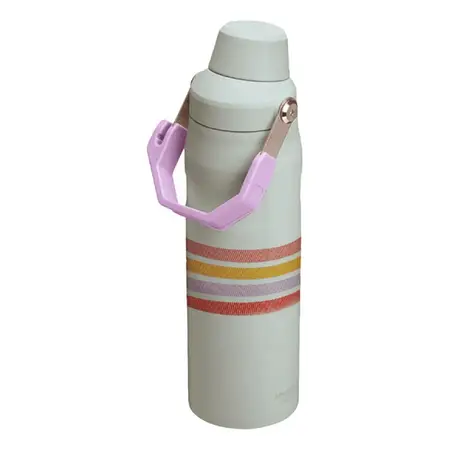 Botella Térmica Stanley Iceflow Aerolight 710 Ml Cream Lilac Stripe
