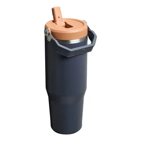 Botella Térmica Stanley Iceflow Flip Straw Tumbler 887 Ml Twilight Flip Straw