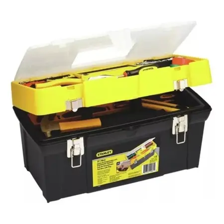 Caja De Herramientas Stanley 19-061 Organizadora 48x25x25cm Color Negro