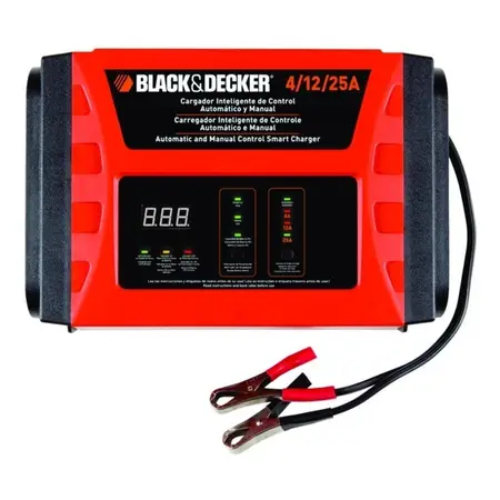 Cargador De Batería Portátil + Pinzas Black Decker Bc25