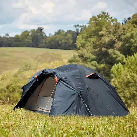 Carpa Coleman Atacama 6p C/ Abside Full Fly Camping Color Negro