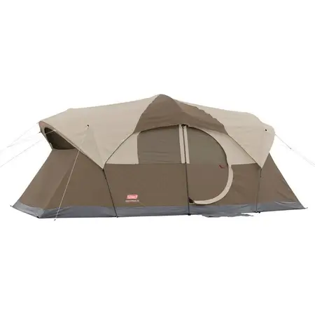 Carpa Coleman Weathermaster 10 Personas Impermeable Color Beige