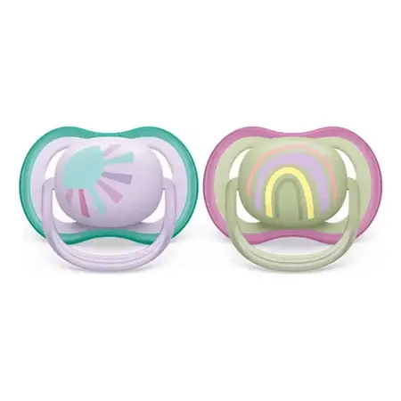 Chupete Philips Avent Ultra Air 0-6 Meses Pack X2