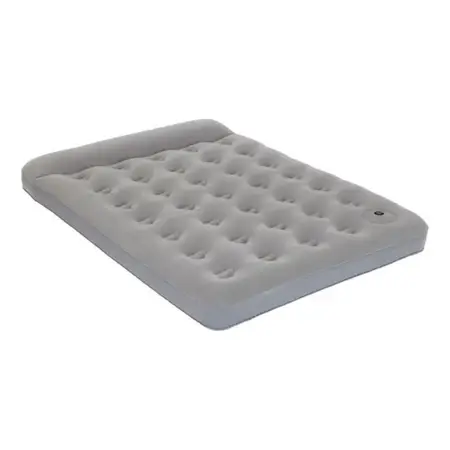 Colchón Inflable Coleman Colchoneta De Camping Doble Go Color Gris