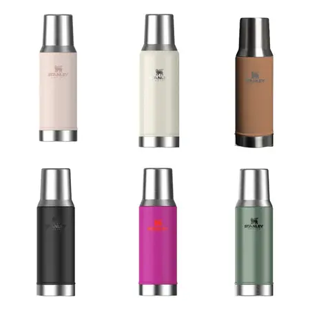 Combo 2 Termos Mate System 800 Ml C/pico Cebador Toast Y Verde