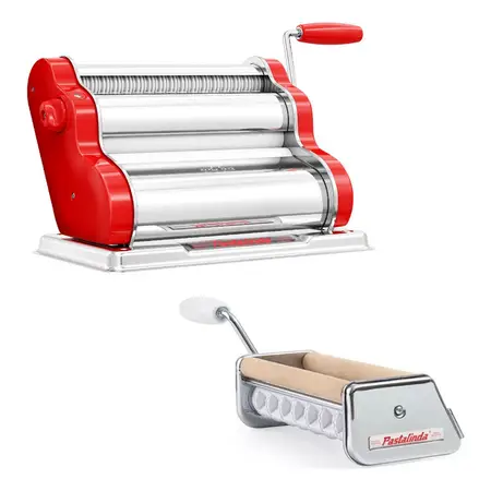 Combo Maquina De Pasta Pastalinda Clásica 260 + Raviolera