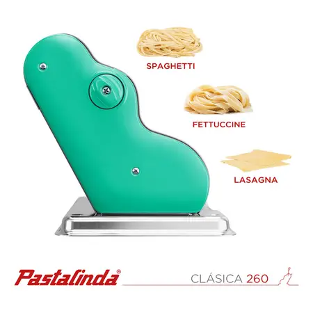 Combo Maquina De Pasta Pastalinda Clásica 260 + Raviolera Verde