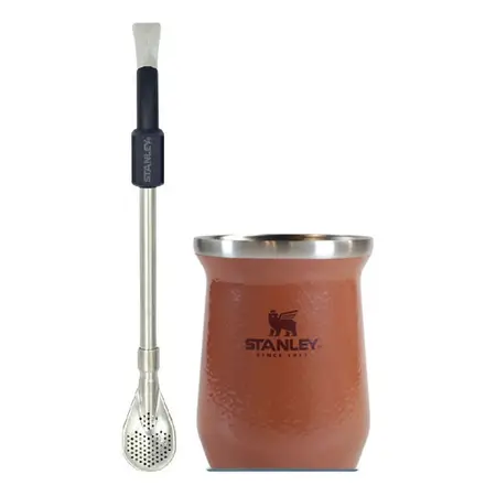Combo Mate Stanley + Bombilla Stanley Spoon Mate Clay Y Spoon Negro