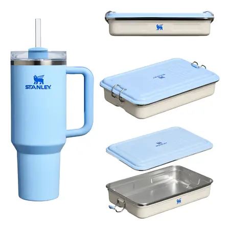 Combo Recipiente Térmico Stanley + Quencher 1.18 Cornflower