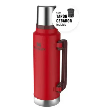 Combo Stanley Termo Tapón Cebador 1,4 Lts + Mate Lava