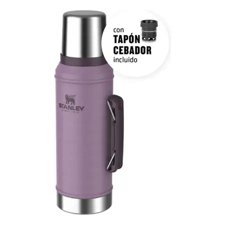 Combo Stanley Termo Tapón Cebador 950 Ml + Mate