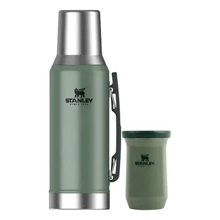 Combo Termo Stanley Mate System 1.2l + Mate Tereré 200ml Verde