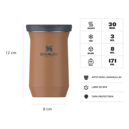 Combo Toast Termo Stalney Adventure To Go 1l + Terere 200ml Toast