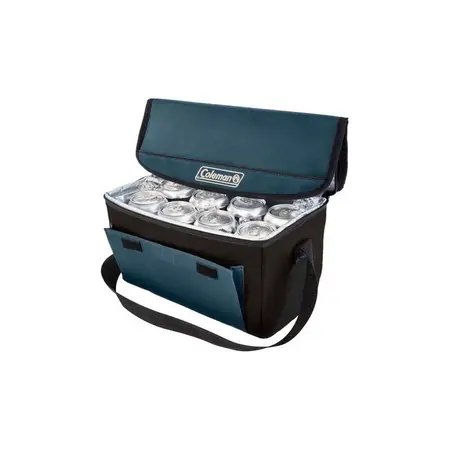 Conservadora Bolso Térmico Coleman 18 Latas 20hs Bolsillos Color Azul