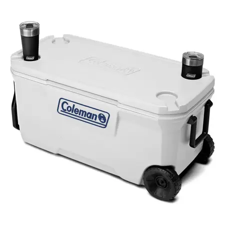 Conservadora Chest Marine 100qt Con Ruedas White Made In Usa