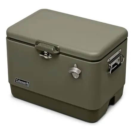 Conservadora Coleman Acero 54qt Frio Por 4 Dias 85 Latas Color Sage