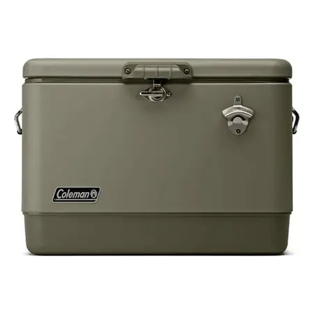 Conservadora Coleman Acero 54qt Frio Por 4 Dias 85 Latas Color Sage