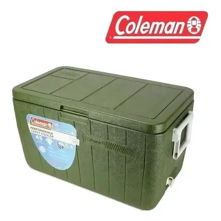 Conservadora Coleman Beach Verde Oliva 63 Latas 48qt