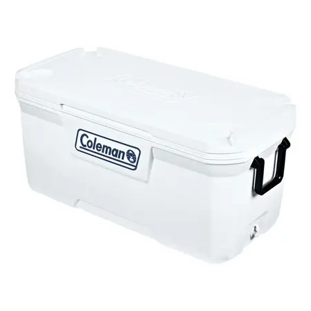Conservadora Coleman Marine 120qt Blanca Con Posa Vasos