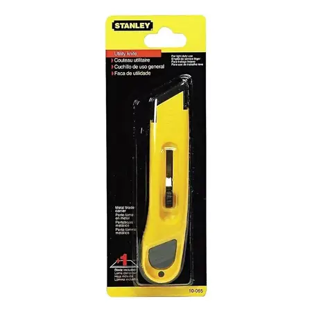 Cutter Trincheta Stanley Retráctil Para Todo Uso 10-065