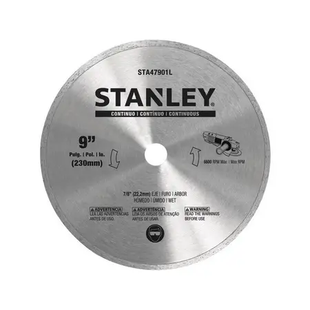 Disco Diamantado Continuo 9 Sta47901l 230mm Stanley