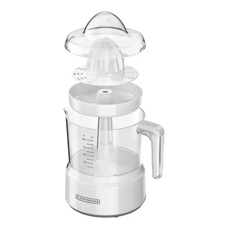 Exprimidor De Cítricos Black Decker Cj650w 1lt Doble Cono Color Blanco