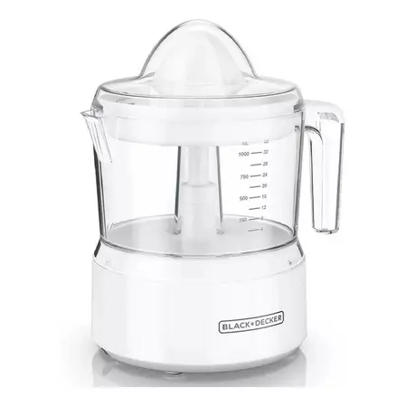 Exprimidor De Cítricos Black Decker Cj650w 1lt Doble Cono Color Blanco