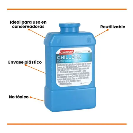 Gel Refrigerante Hielo Artificial Coleman Rígido Chico 120g