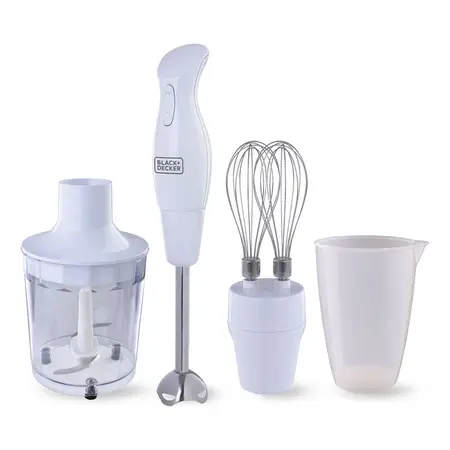 Licuadora De Inmersión Black+decker Hb1003wc-ar 500w 3 En 1