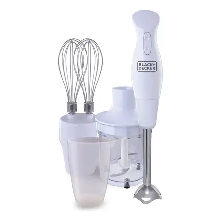 Licuadora De Inmersión Black+decker Hb1003wc-ar 500w 3 En 1
