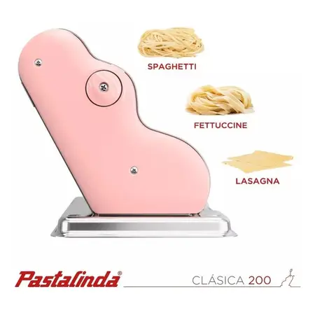 Máquina Para Pastas Pastalinda Clásica 200 Color Rosa