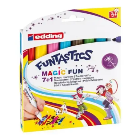 Marcador Para Niños Para Papel Edding Funtastics Magic Fun Color Surtido