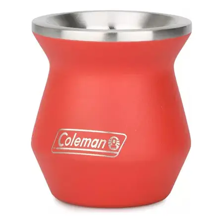 Mate Acero Inoxidable Térmico Coleman Back Sand 220ml Color Rojo Liso