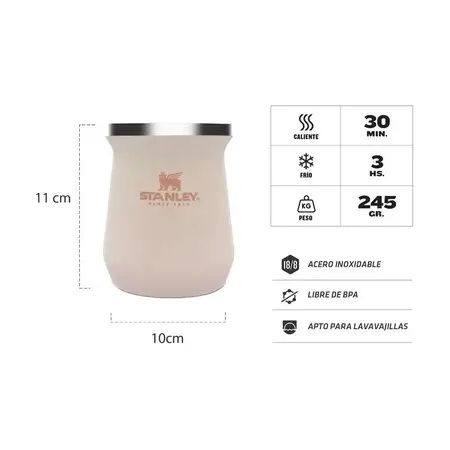 Mate Stanley 236ml Rosa Lisa