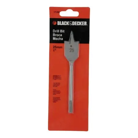 Mecha Paleta 25mm Madera Black And Decker 17120e