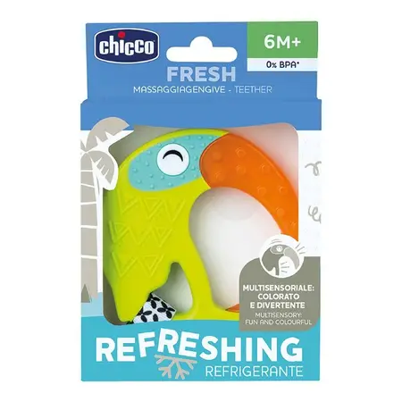 Mordillo Fresh Funny Multisensorial Chicco 6m+ Color Tucan Verde