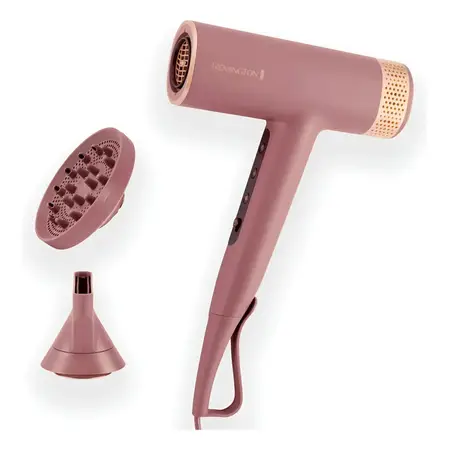 Secador De Pelo Profesional Remington Airvive Silencioso 12 Velocidades 11000 Rpm Motor Digital Alta Velocidad