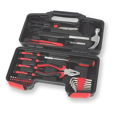 Set De 38 Herramientas + Maletin Byd - Byd10001 Rojo Y Negro