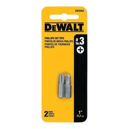 Set De Dos Puntas Phllips Dw2003 25.4mm Dewalt #3