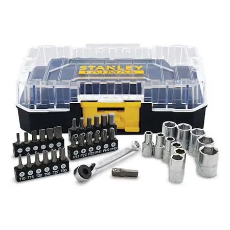 Set De Tubos Stanley Fatmax Pro-stack 37 Piezas Fmmt19101-0 Negro