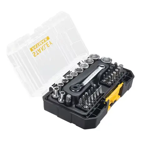 Set De Tubos Stanley Fatmax Pro-stack 37 Piezas Fmmt19101-0 Negro