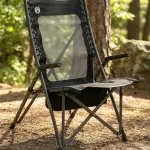 Sillón Negro Confort Suspensión Elástica Acero Hasta 136kg Coleman