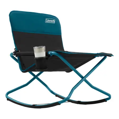 Silla Coleman Cross Rocker Hasta 136kg Color Deep Ocean