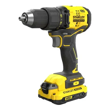 Taladro Atornillador 20v 13mm Stanley + Maletin Sbd710c2k
